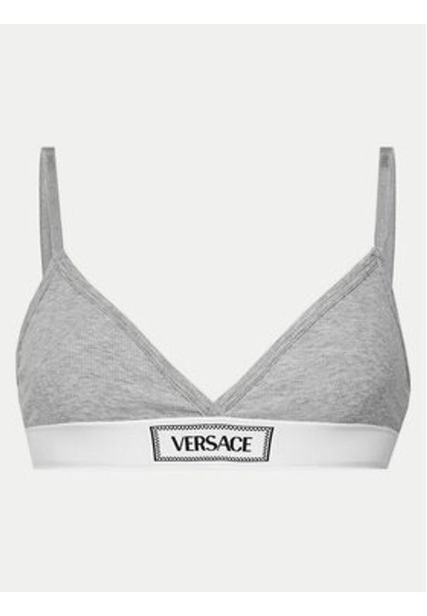 VERSACE - Versace Biustonosz braletka 1013503 Szary. Kolor: szary. Materiał: bawełna