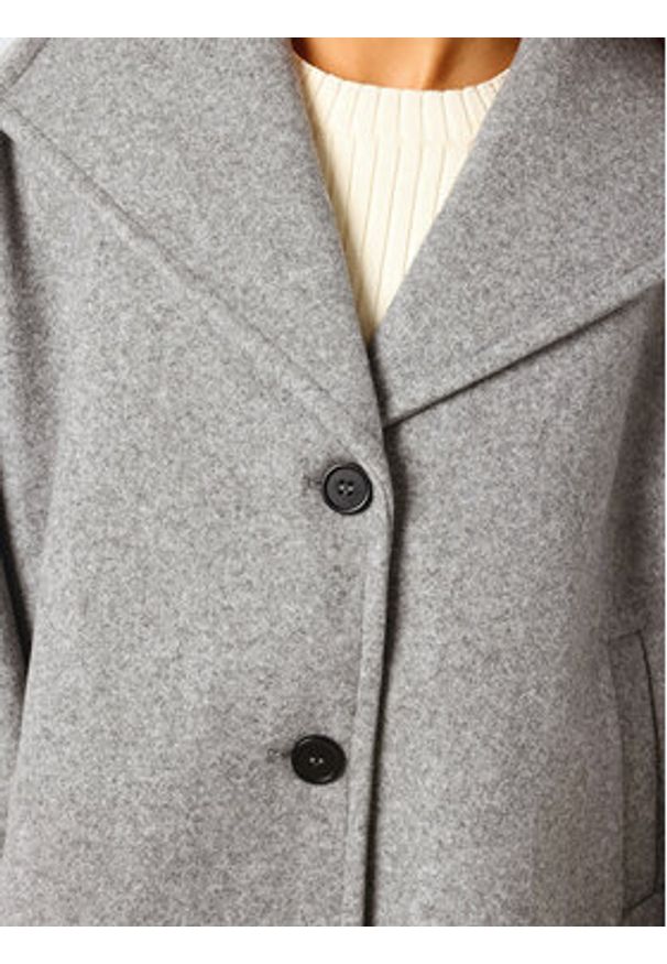 Noisy may - Noisy May Płaszcz przejściowy Halston 27028853 Szary Loose Fit. Kolor: szary. Materiał: syntetyk