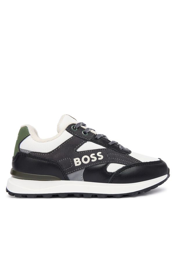 Sneakersy BOSS. Kolor: czarny
