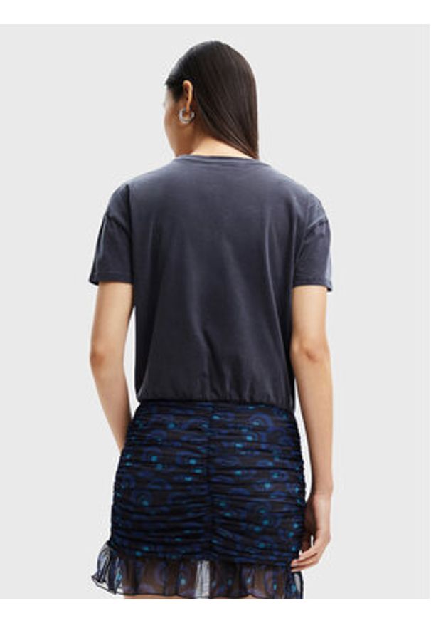 Desigual Sukienka codzienna Bilba 22WWVK53 Granatowy Regular Fit. Okazja: na co dzień. Kolor: niebieski. Materiał: syntetyk. Typ sukienki: proste. Styl: casual