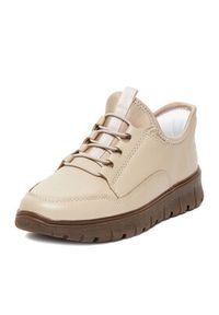 Rieker Sneakersy N1357-60 Beżowy. Kolor: beżowy. Materiał: skóra