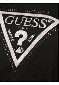 Guess Bluza W5RQ09 K8802 Czarny Regular Fit. Kolor: czarny. Materiał: bawełna #5