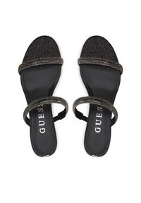 Guess Klapki Glitze FLGGLE ELE03 Czarny. Kolor: czarny