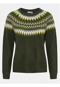 Fransa Sweter 20612945 Zielony Regular Fit. Kolor: zielony. Materiał: syntetyk #5