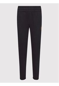 DKNY Sport Spodnie dresowe DP1P2716 Czarny Regular Fit. Kolor: czarny. Materiał: bawełna, dresówka, syntetyk #5