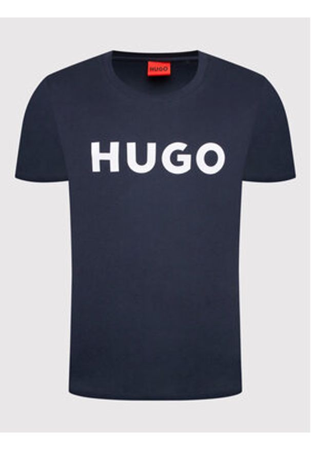 Hugo T-Shirt Dulivio 50467556 Granatowy Regular Fit. Kolor: niebieski. Materiał: bawełna