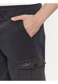 Aeronautica Militare Spodnie dresowe 241PF923F511 Szary Regular Fit. Kolor: szary. Materiał: bawełna #5
