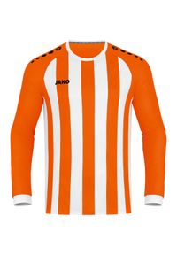 Dziecięcy dżersej z długim rękawem Jako Inter. Kolor: wielokolorowy, biały, pomarańczowy. Materiał: jersey. Długość rękawa: długi rękaw. Długość: długie. Sport: piłka nożna #1