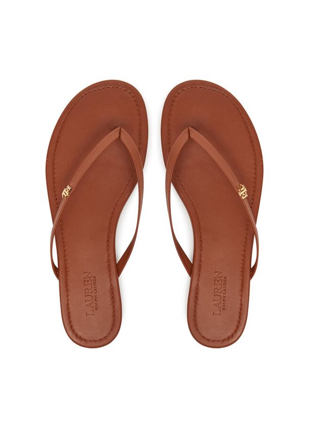 Lauren Ralph Lauren - Japonki LAUREN RALPH LAUREN. Kolor: brązowy