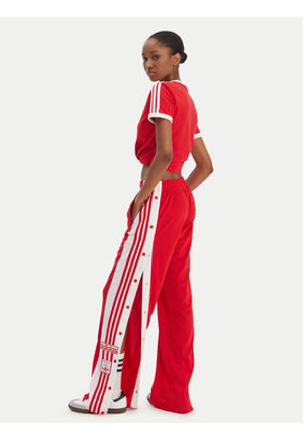 Adidas - adidas Spodnie dresowe Adibreak KD6324 Czerwony Loose Fit. Kolor: czerwony. Materiał: syntetyk