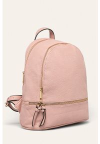 ANSWEAR - Answear - Plecak. Kolor: różowy. Materiał: materiał, skóra ekologiczna. Wzór: gładki #3