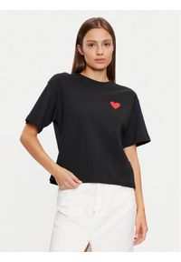 Vero Moda T-Shirt Thilde 10329163 Czarny Regular Fit. Kolor: czarny. Materiał: bawełna