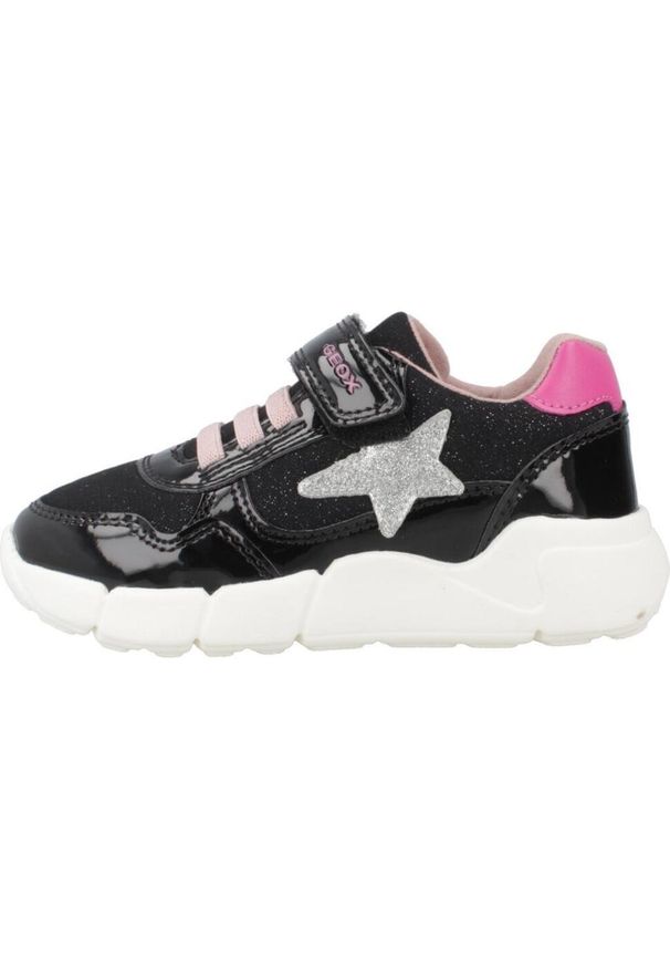 Geox - Buty GEOX B FLEXYPER MINI GIRL Czarny. Kolor: czarny. Materiał: syntetyk, tkanina. Sport: turystyka piesza