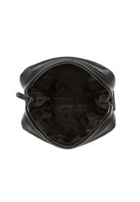Ochnik - Czarna torba męska z printem. Kolor: czarny. Materiał: nylon. Wzór: nadruk #5