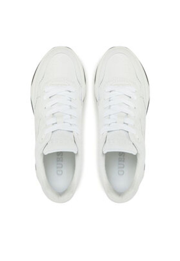 Guess Sneakersy FLPHAP FAL12 Biały. Kolor: biały. Materiał: skóra