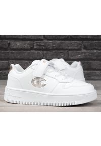 Platforma Odbicia Champion Glitter G Ps Sneakersy Dzieci. Kolor: biały