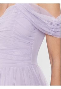 Rinascimento Sukienka wieczorowa CFC0112862003 Fioletowy Regular Fit. Kolor: fioletowy. Materiał: bawełna. Styl: wizytowy