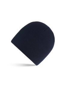 Ciepła czapka zimowa PAOLO PERUZZI BR-01-DB granatowa. Kolor: niebieski. Materiał: materiał. Sezon: zima. Styl: elegancki #1