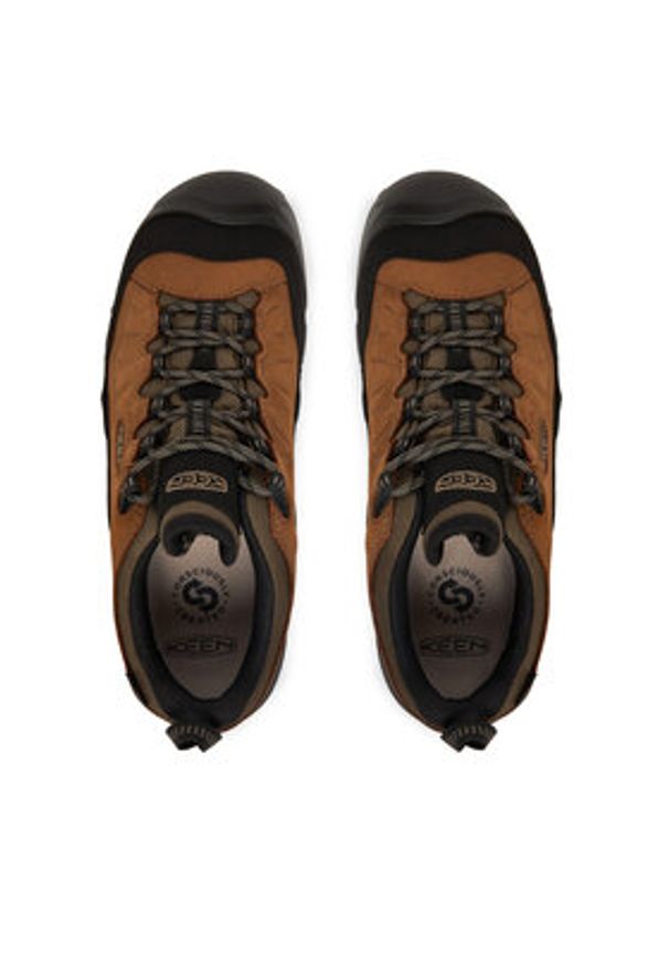 keen - Keen Trekkingi Targhee IV Waterproof Hiking Shoe 1028997 Brązowy. Kolor: brązowy. Materiał: skóra, nubuk. Sport: turystyka piesza