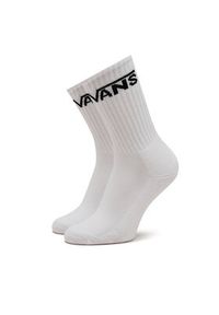 Vans Skarpety długie Classic Crew Boys VN000XNQIZH Biały. Kolor: biały. Materiał: materiał