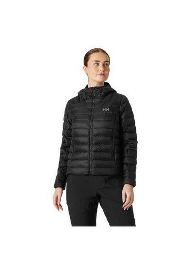 Damska kurtka z kapturem Helly Hansen Verglas Down 2.0. Typ kołnierza: kaptur. Kolor: czarny. Materiał: puch. Sport: turystyka piesza
