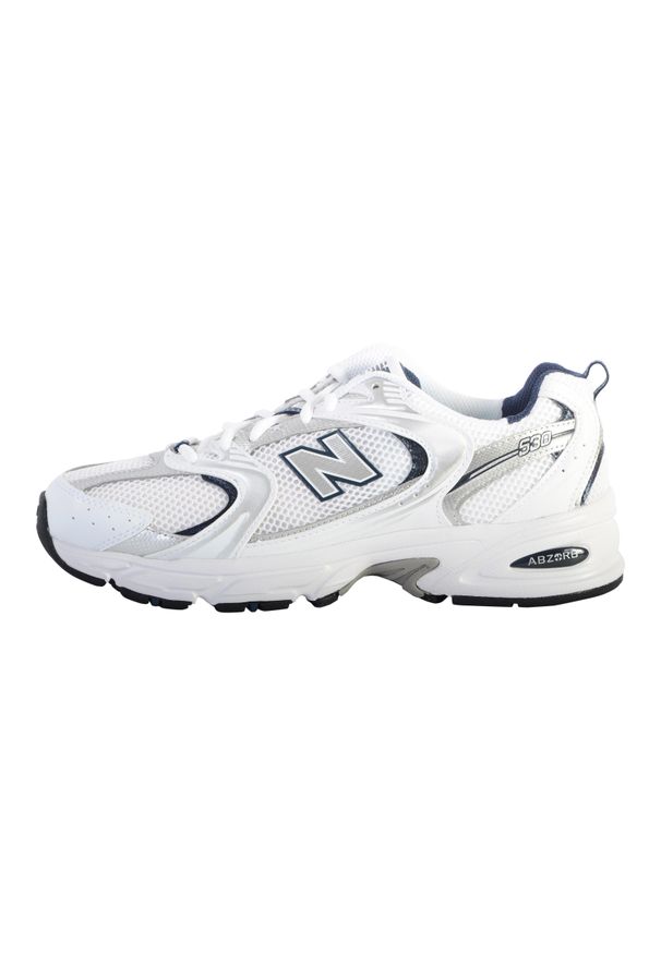 Buty do chodzenia męskie New Balance 530. Okazja: na co dzień. Zapięcie: sznurówki. Kolor: czarny, wielokolorowy, biały. Materiał: materiał. Szerokość cholewki: normalna. Sport: turystyka piesza