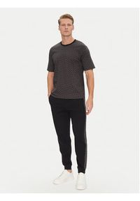 BOSS T-Shirt 50535741 Czarny Regular Fit. Kolor: czarny. Materiał: bawełna