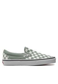 Vans Tenisówki Classic Slip-On VN000BVZCJL1 Zielony. Zapięcie: bez zapięcia. Kolor: zielony. Materiał: materiał #1
