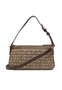 DKNY Torebka R42HYE18 Brązowy. Kolor: brązowy. Materiał: skórzane