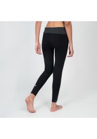 KIMJALY - Legginsy do jogi damskie Kimjaly. Kolekcja: moda ciążowa. Kolor: czarny, szary, wielokolorowy. Materiał: bawełna, materiał, elastan. Sport: joga i pilates #1