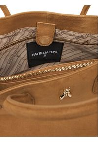 Patrizia Pepe Torebka 8B0270/L152-B768 Beżowy. Kolor: beżowy. Materiał: skórzane, zamszowe #5