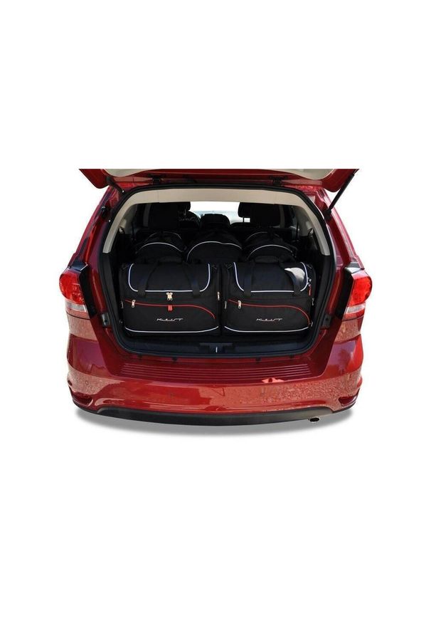 KJUST - Torby Do Bagażnika Fiat Freemont 2011-2016 5Szt Kjust. Kolor: czarny. Styl: sportowy