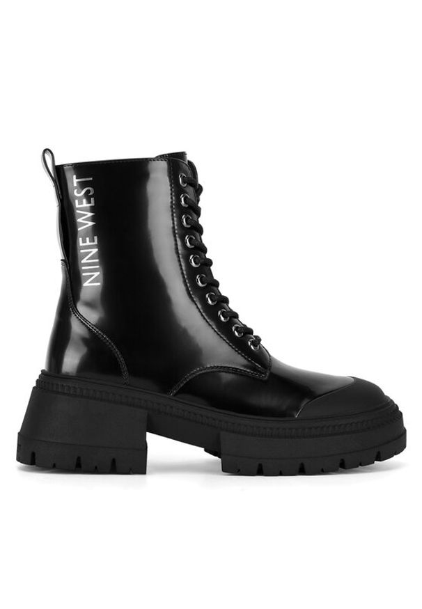 Nine West Trzewiki WFA3033-5 Czarny. Kolor: czarny. Materiał: materiał