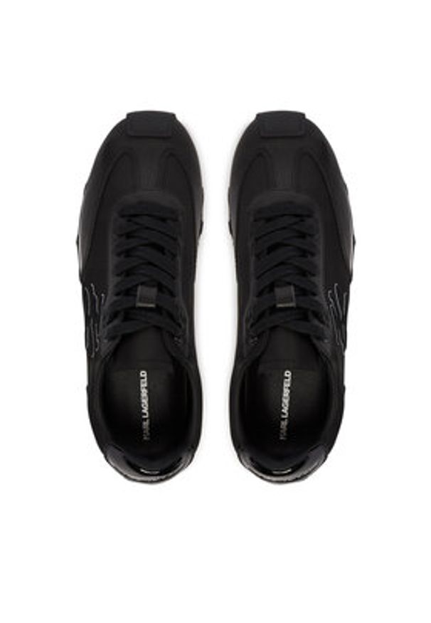 Karl Lagerfeld - KARL LAGERFELD Sneakersy Sonar KL65425 Czarny. Kolor: czarny. Materiał: skóra
