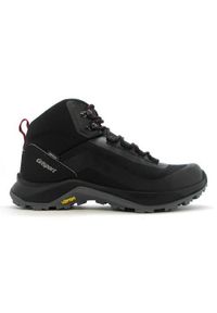 Buty trekkingowe męskie Grisport Amarcord 120. Wysokość cholewki: za kostkę. Zapięcie: sznurówki. Kolor: czarny. Materiał: materiał, syntetyk. Szerokość cholewki: normalna. Sport: turystyka piesza