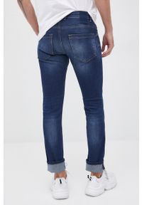 Sisley jeansy Boston męskie. Kolor: niebieski