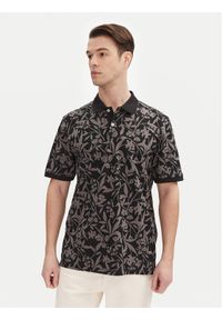 Jack & Jones Polo Jeff 12269236 Czarny Standard Fit. Typ kołnierza: polo. Kolor: czarny. Materiał: bawełna