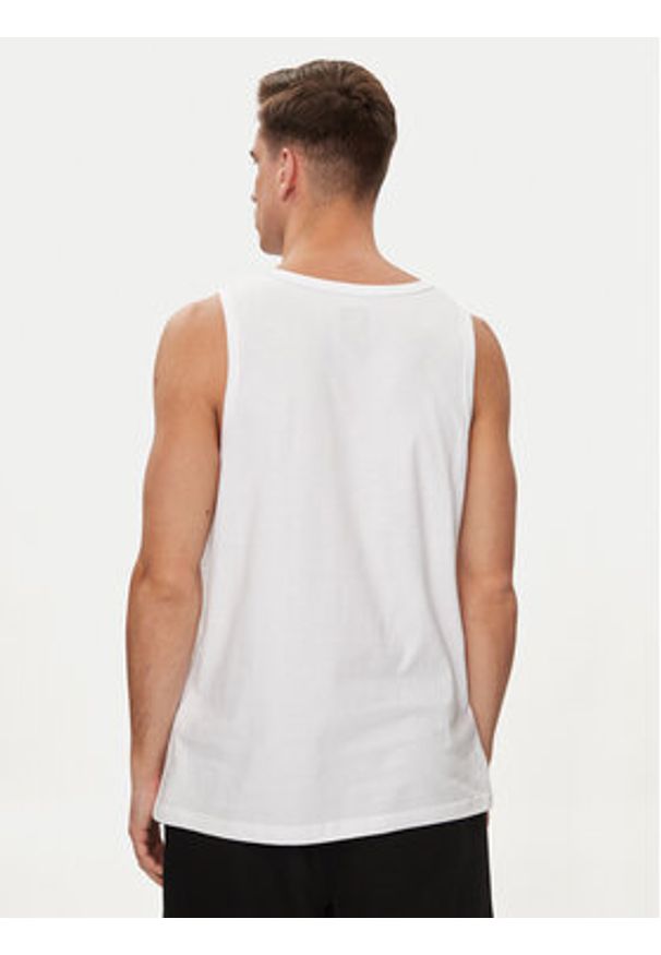 DC Shoes Tank top Star Pocket Tt ADYZT05378 Biały Regular Fit. Kolor: biały. Materiał: bawełna