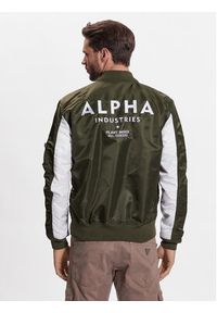 Alpha Industries Kurtka bomber MA-1 196107 Zielony Regular Fit. Kolor: zielony. Materiał: syntetyk #4