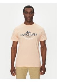 Quiksilver T-Shirt EQYZT08064 Pomarańczowy Regular Fit. Kolor: pomarańczowy. Materiał: bawełna