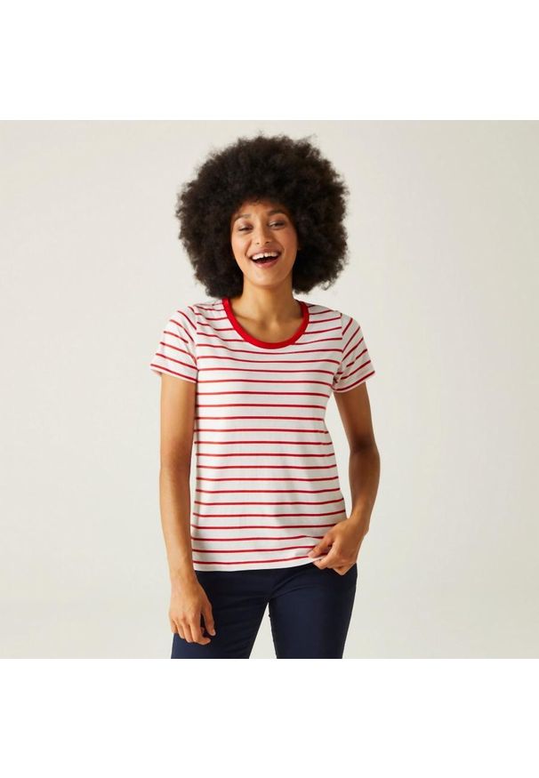 Regatta - Filandra VIII damska koszulka. Kolor: biały. Sport: turystyka piesza