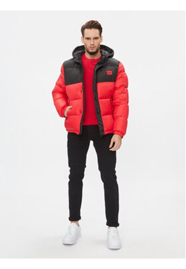 Hugo - HUGO Kurtka zimowa Balin2341 50496235 Czerwony Regular Fit. Kolor: czerwony. Materiał: syntetyk. Sezon: zima