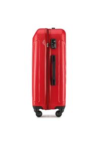 Wittchen - Średnia walizka z polikarbonu prosta. Kolor: czerwony. Materiał: guma. Styl: elegancki #4
