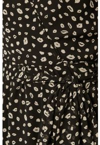 Miss Sixty - Sukienka. Kolor: czarny. Materiał: tkanina. Długość rękawa: długi rękaw. Typ sukienki: rozkloszowane #5