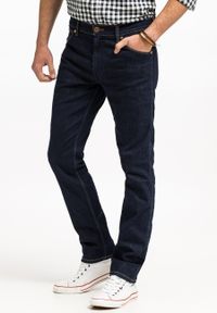Wrangler - WRANGLER GREENSBORO MĘSKIE SPODNIE JEANSOWE JEANSY DŻINSY RINSE BLUE W15QSQX36 112142833 #3