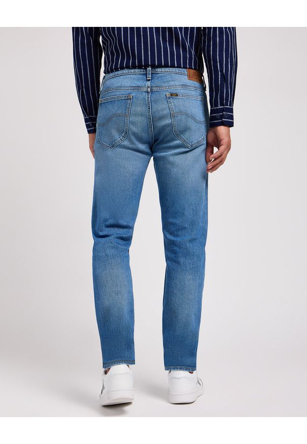 Lee - LEE RIDER MĘSKIE SPODNIE JEANSOWE JEANSY DŻINSY WORN IN TRAVIS 112349324 L701007782
