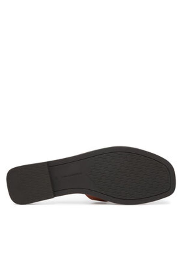 Karl Lagerfeld - KARL LAGERFELD Klapki Skoot III KL80405C Brązowy. Kolor: brązowy. Materiał: skóra