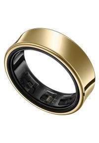 SAMSUNG - Samsung Galaxy Ring rozmiar 5 Tytan Złoty. Kolor: złoty. Materiał: skóra. Styl: casual, klasyczny