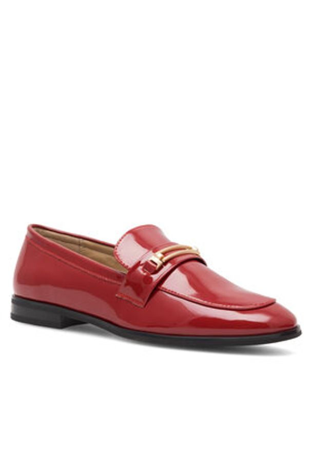 Sergio Bardi Loafersy WYL1930-27Z-SB Czerwony. Kolor: czerwony. Materiał: lakier, skóra