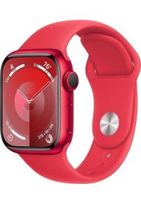 Smartwatch Apple APPLE Watch Series 9 GPS 41mm (PRODUCT)RED Aluminium Case with (PRODUCT)RED Sport Band - M/L. Rodzaj zegarka: smartwatch. Styl: sportowy